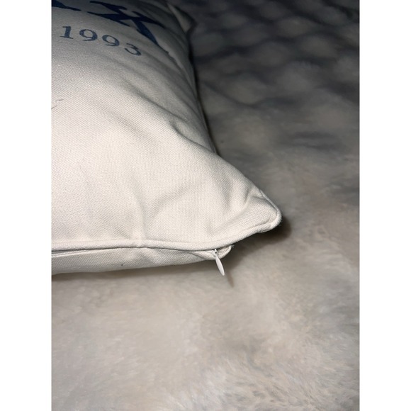 Tommy Bahama Relax Throw Pillow Blue on White Swordfish Nautical Indoor Outdoor - Picture 10 of 11